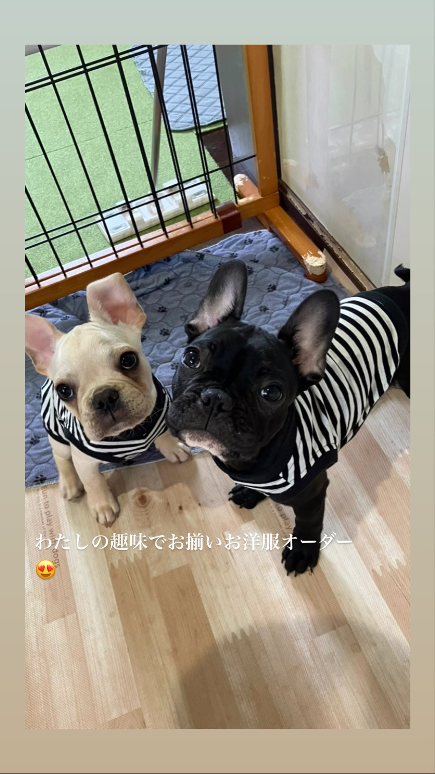 オーダーしてあったお洋服届いた(о´∀`о)❤️